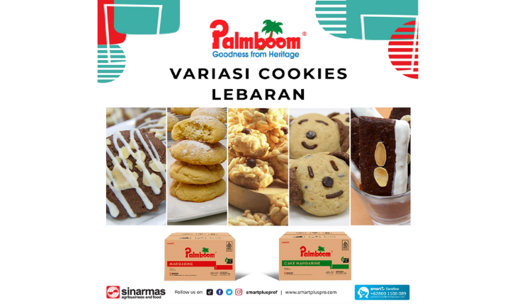 VARIASI COOKIES LEBARAN PALMBOOM